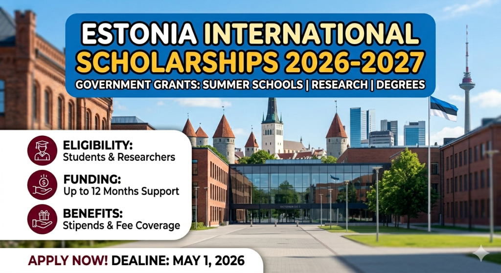 Estonia international Scholarships 2026-27