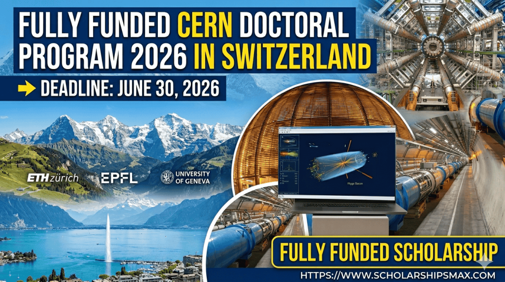 Fully Funded CERN Doctoral Program 2026 in Switzerland